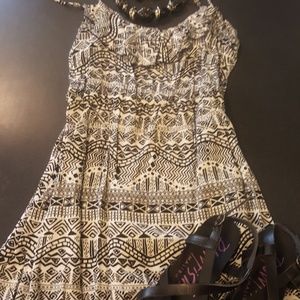 Cute sundress with Sandals